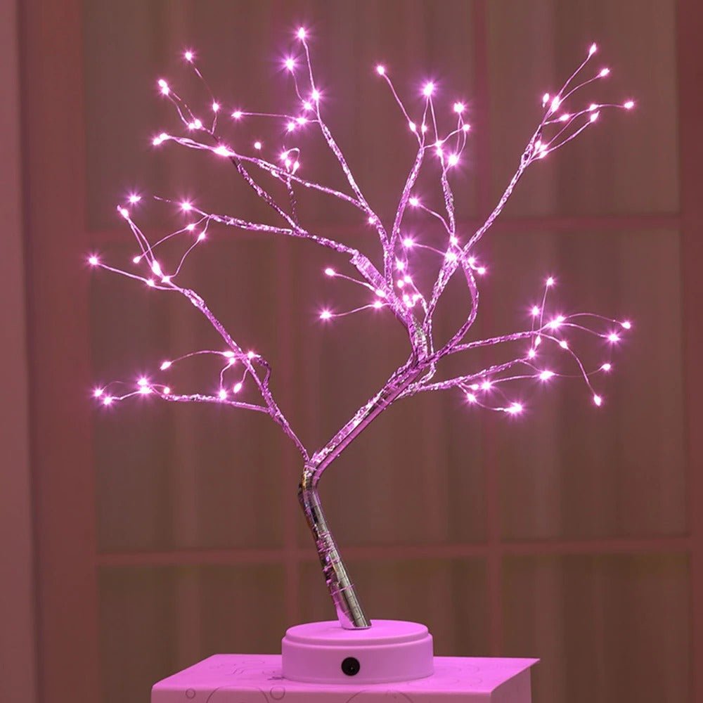 Beleuchteter Baum-Tischlampe