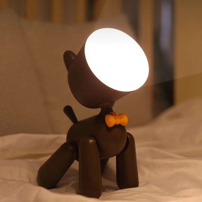 Kabellose Kinder-Hundetischlampe