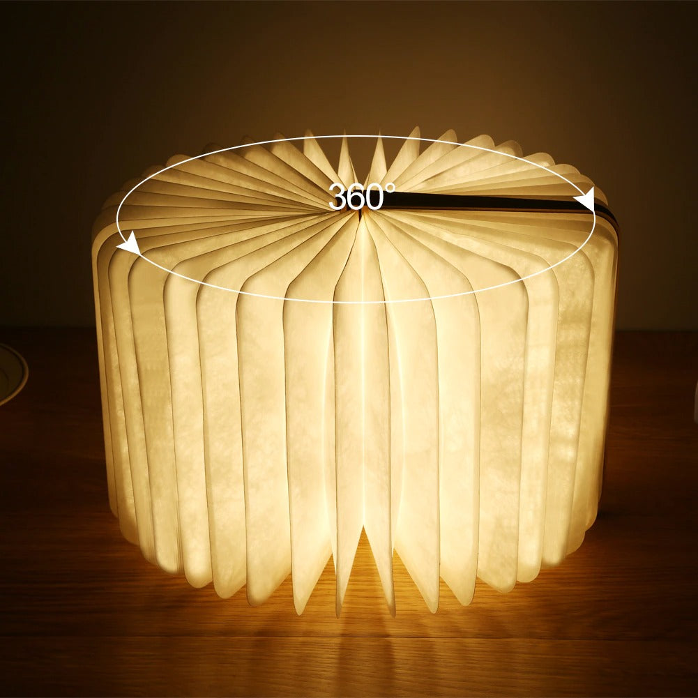 Originale Buch Tischlampe