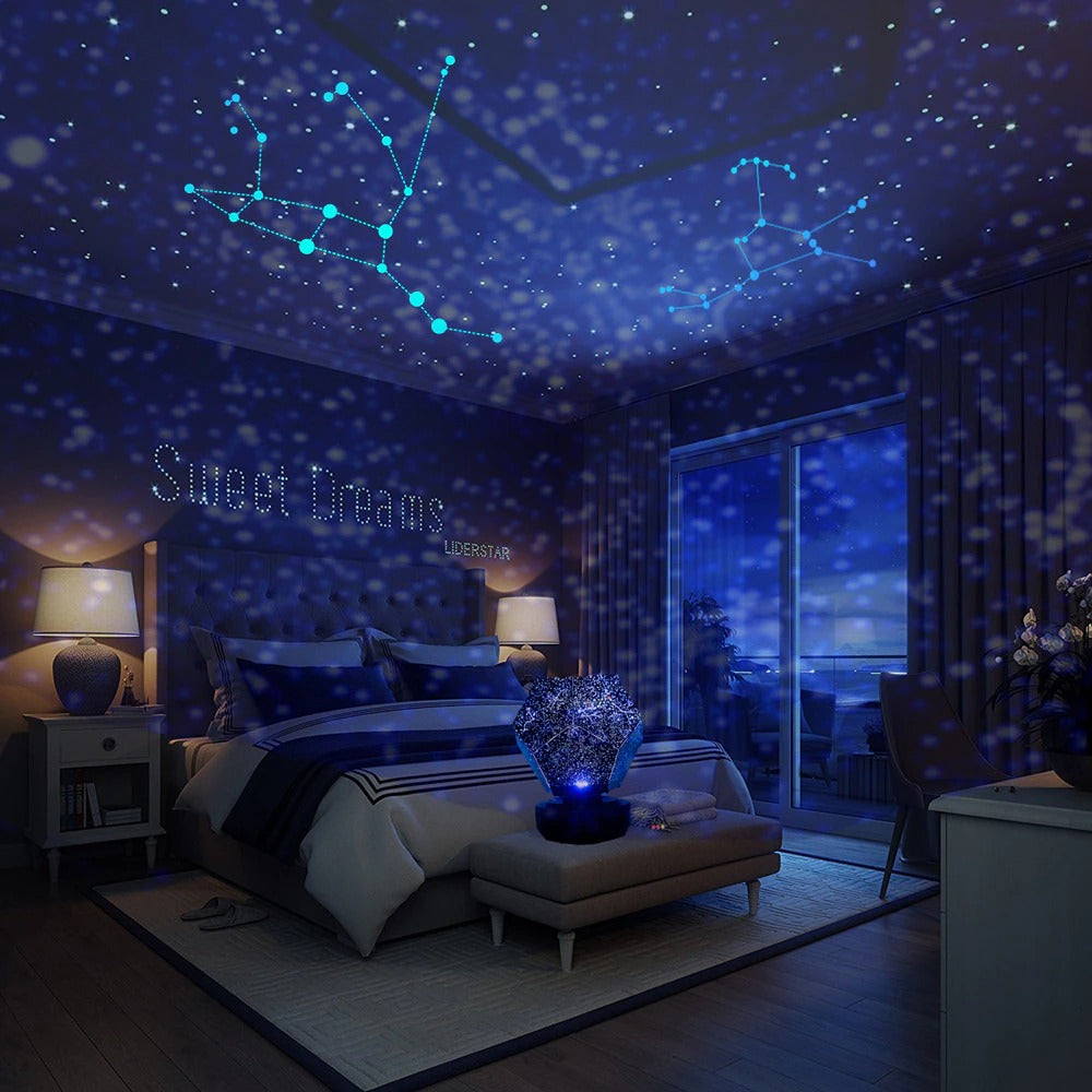LED-Sternenhimmel-Projektortischlampe