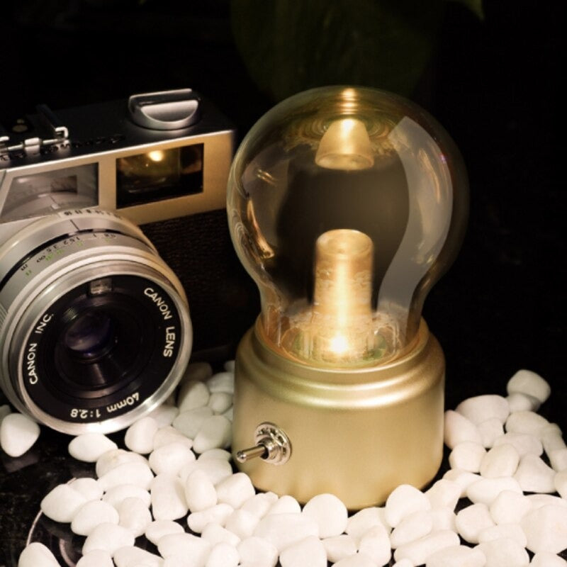 Vintage kabellose Tischlampe