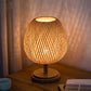 Geflochtene Bambuslampe