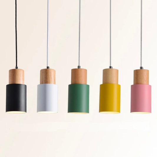 Holz Hängelampe – Nachttischlampe