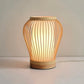 Bambus Laterne Tischlampe