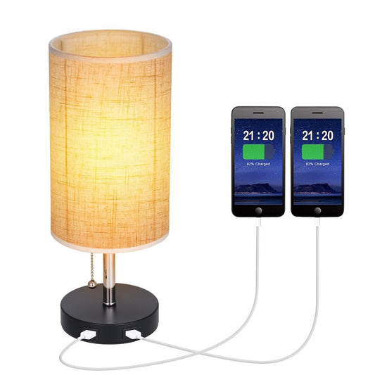 Skandinavisch gestaltete Ladetischlampe