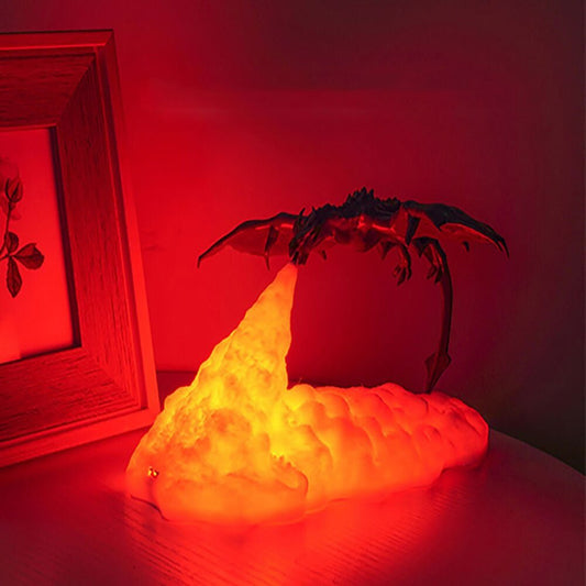 Kinder Tischlampe Feuerspeiender Drache