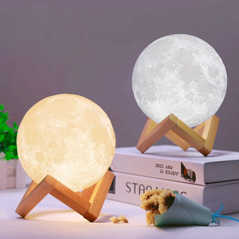Tischlampe zum Aufstellen Mond