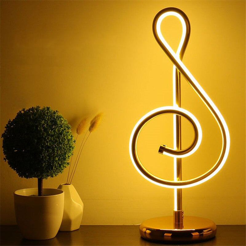 Originale Goldene Noten-Tischlampe