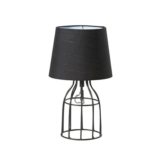 Tischlampe Retro Metall Schwarz