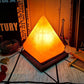 Pyramiden Salzlampe Tischlampe